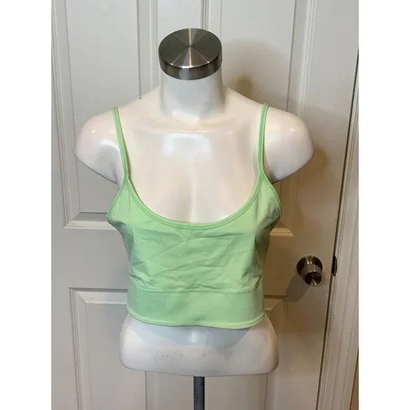 Fabletics Millie Reversible Bralette Green Tie Dye Size L NWT - Picture 10 of 12